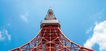 東京二大タワー競演（東京スカイツリーR＆東京タワー）