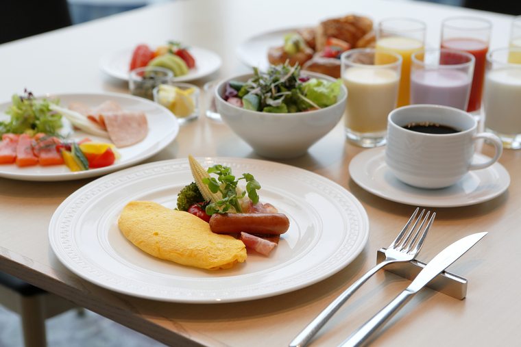 あべのハルカスで記念日デート『大阪マリオット都ホテル』朝食ブッフェ