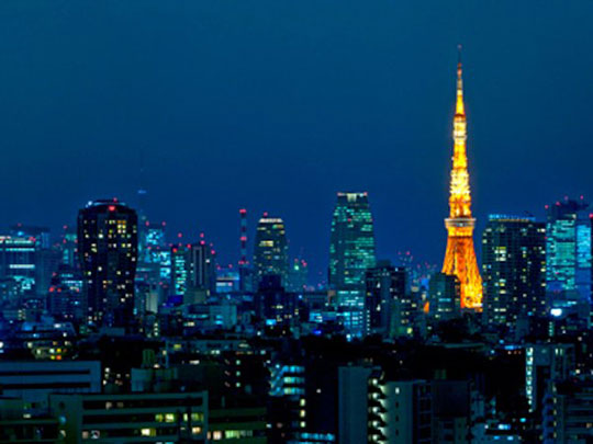 ウェスティンホテル東京 イーストビュールームからの眺望例
