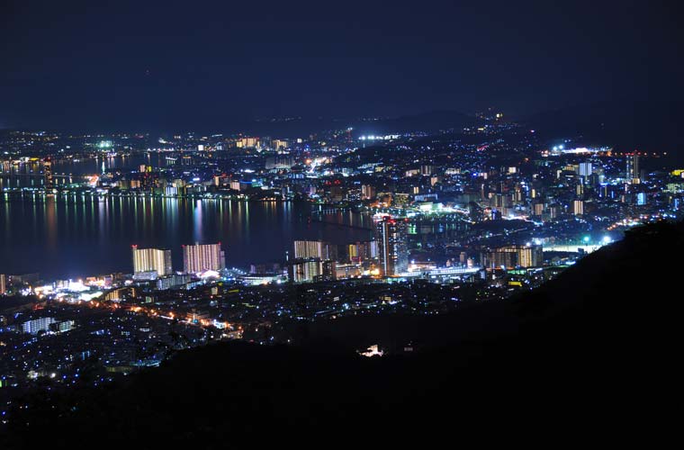 夢見が丘（比叡山ドライブウェイ）の夜景