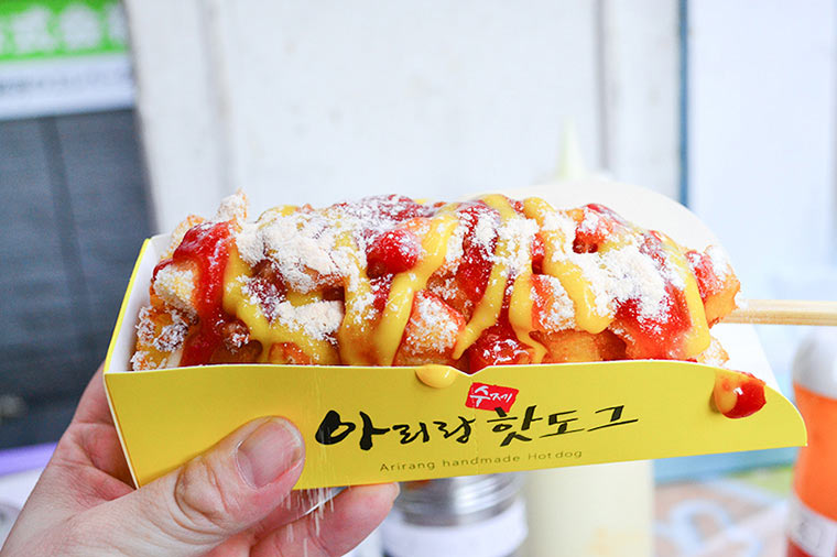 韓国風ホットドッグ「ハットグ」の人気店・アリランホットドッグ