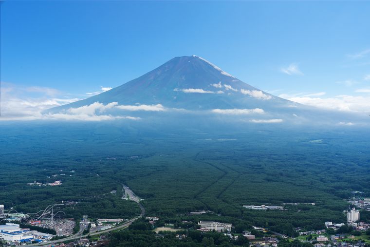 富士山パノラマロープウェイの展望台から見える絶景