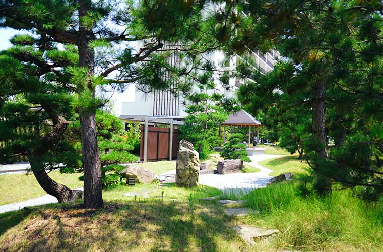 神戸みなと温泉 蓮の日本庭園