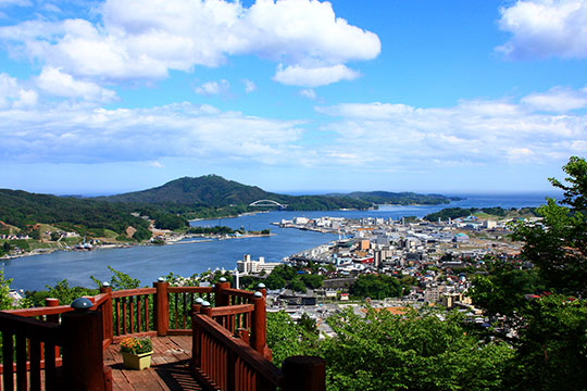 安波山からの眺め