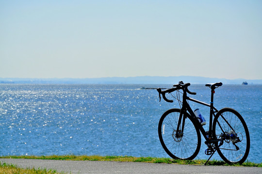 海岸サイクリング
