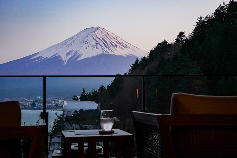 ふふ 河口湖　富士山