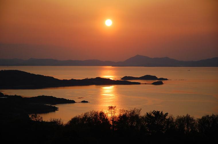 小豆島 夕陽
