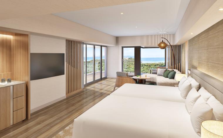 「オリエンタルホテル 沖縄リゾート&スパ」最上層の「クラブルーム」をリニューアル