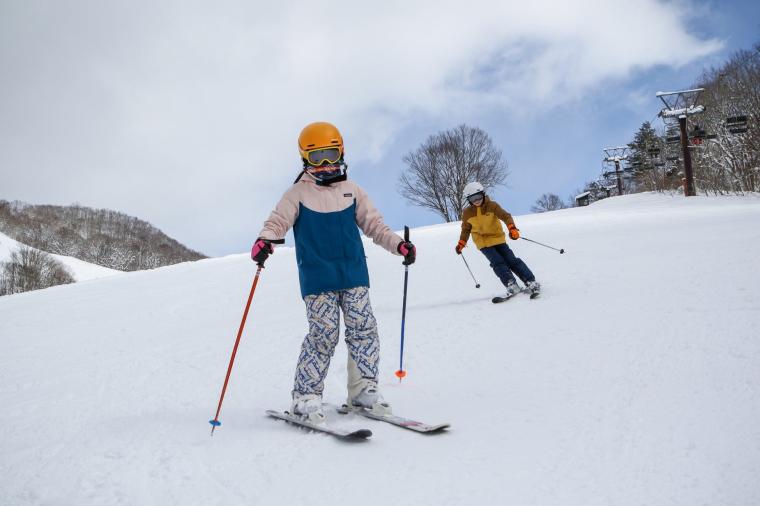 「雪山デビューエリア」は、スキーが初めてという方に向けたコースになっています