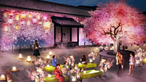 京都・二条城のお花見アートイベント「NAKED桜まつり」詳細発表