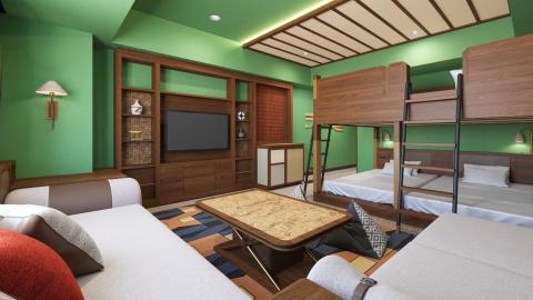 大阪「ホテル ユニバーサル ポート」にジャングル小屋モチーフの客室誕生