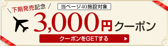 3,000円クーポンGET！
