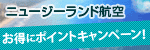 ニュージーランド航空でお得にポイントキャンペーン！