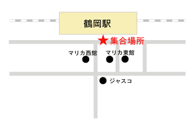 鶴岡駅貸切バス駐車場