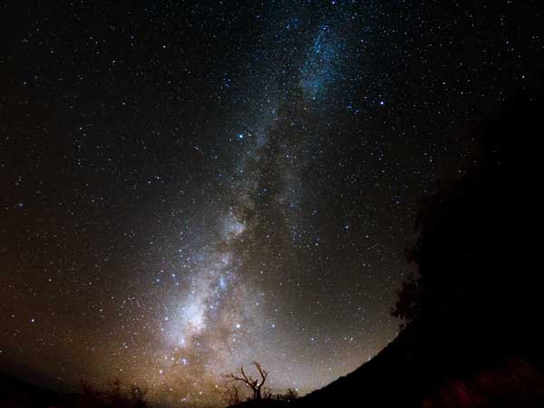 マウナケアから見える美しい星空
