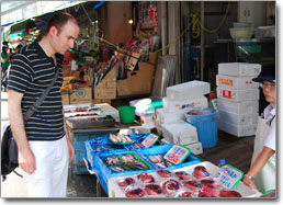 Friendly market shops