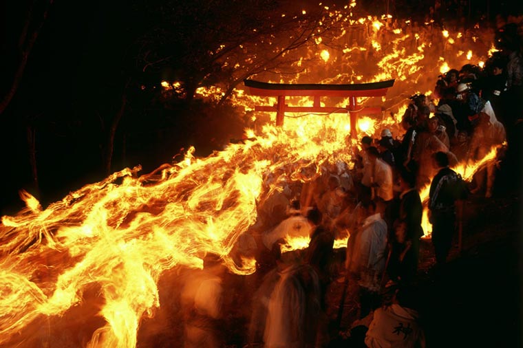 神倉神社のお燈祭り