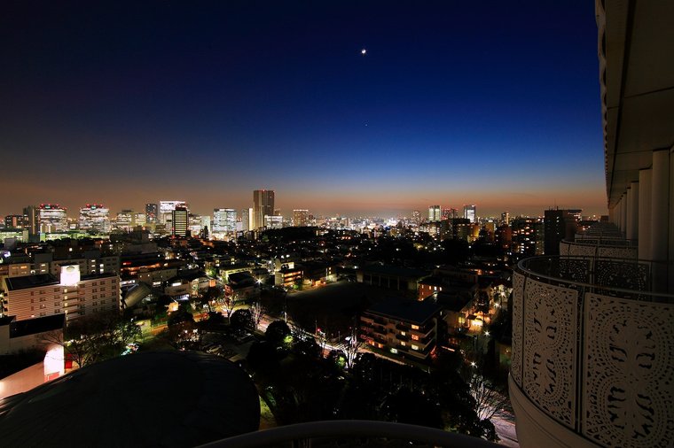 グランドプリンスホテル新高輪　クラブフロア　東京　夜景