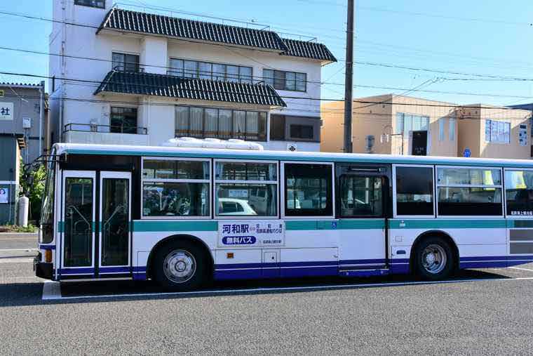 日間賀島　河和港へ向かうシャトルバス