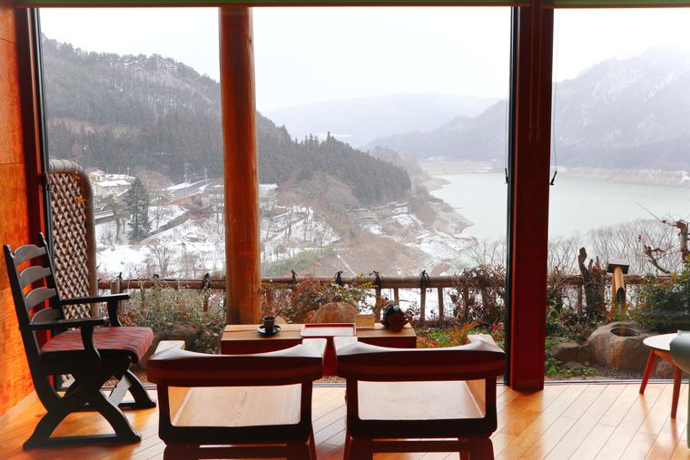 猿ヶ京温泉 料理旅館樋口 赤谷湖の景色