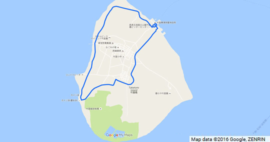 竹富島外周コース
