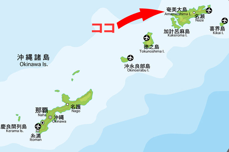 奄美大島 地図