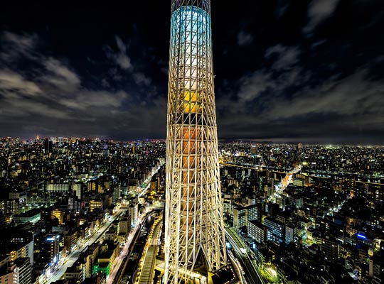 東京スカイツリーイーストタワー®　ソラマチダイニングからの眺望