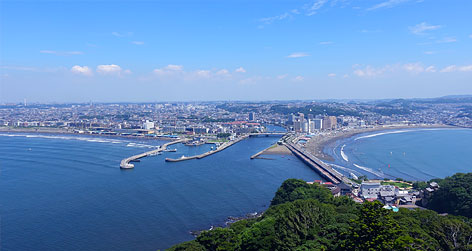 江ノ島シーキャンドルからの眺め