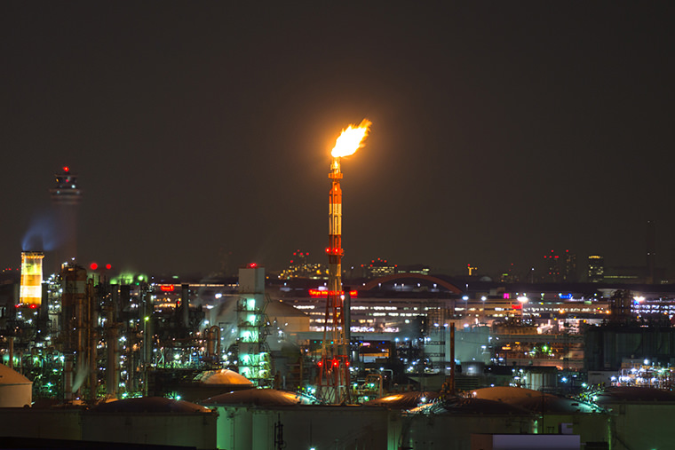 川崎市の工場夜景
