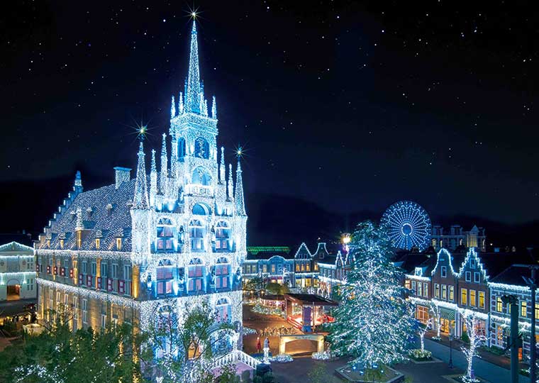 ハウステンボスのイルミネーション 光の王国 と 光の街のクリスマス がスタート 楽天トラベル