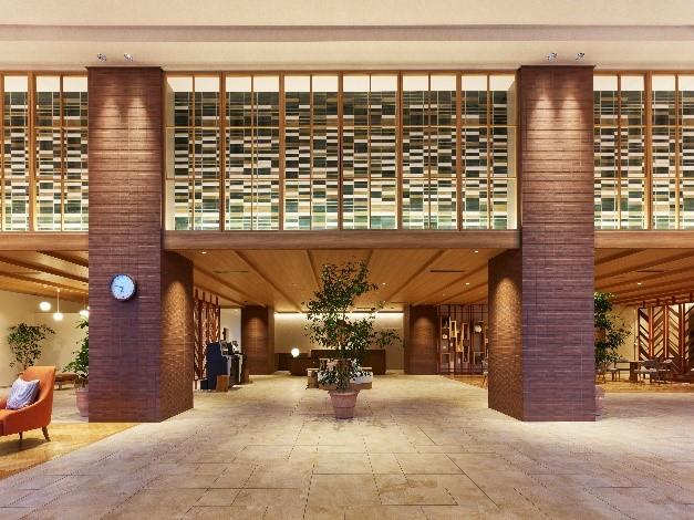 「三井ガーデンホテル柏の葉パークサイド」のエントランスホール