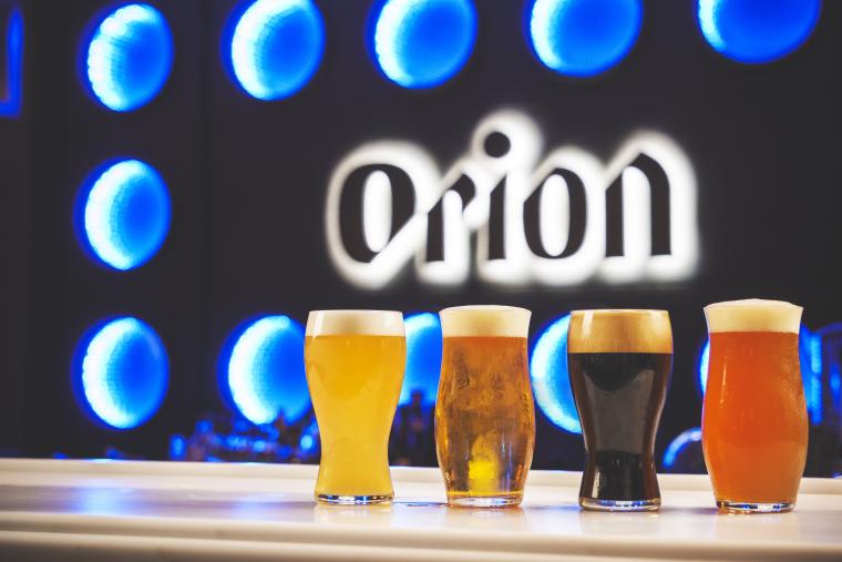 「THE ORION BEER DINING」ではオリジナルビールも提供