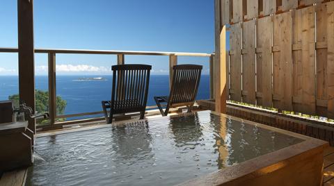 伊豆の露天風呂付き客室のある人気高級宿ランキングTOP10