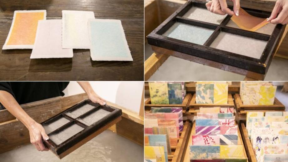 浅草で紙漉き体験♪ 「和紙雑貨の店 watashino」でオリジナルの和紙づくりを