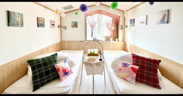 京都の女性専用ホステルに絵本「かいねこきぶん」のコラボルーム誕生