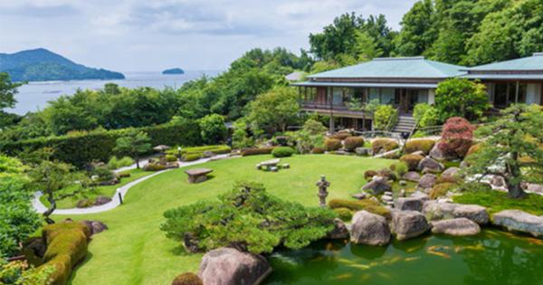 宮島対岸の温泉旅館「庭園の宿 石亭」で景色と料理、本や音楽との出合いを楽しむ”自遊時間”