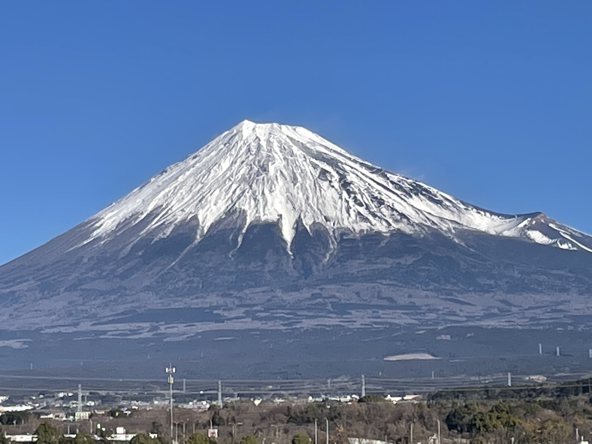 最近の富士山