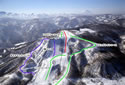 小樽天狗山スキー場のイメージマップ